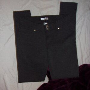 size medium pants womens stretch casual dress  gray stretch